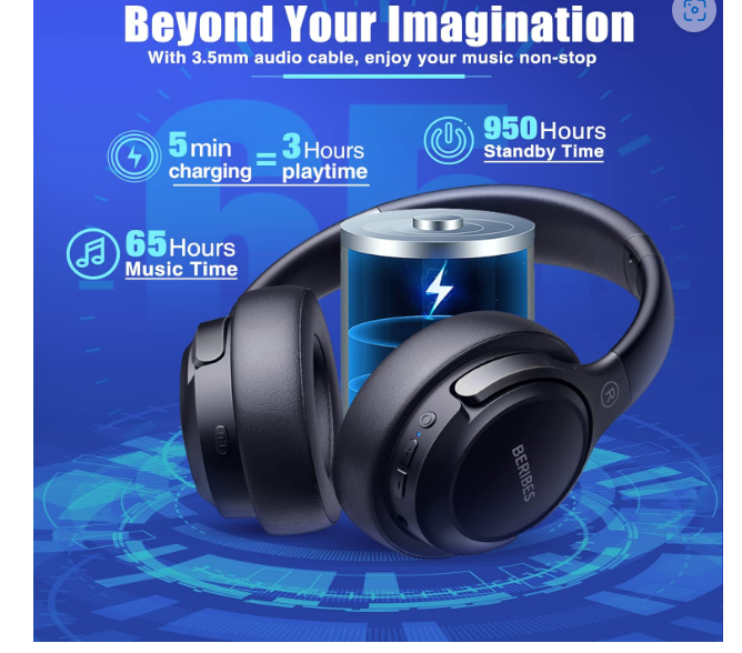 beribes bluetooth headphone